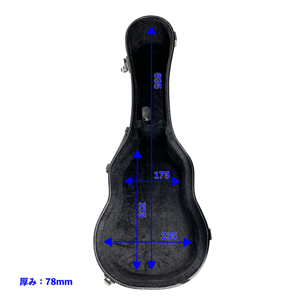 KIKUTANI UC-14S テナーウクレレ用ハードケース｜ミュージックランドKEY