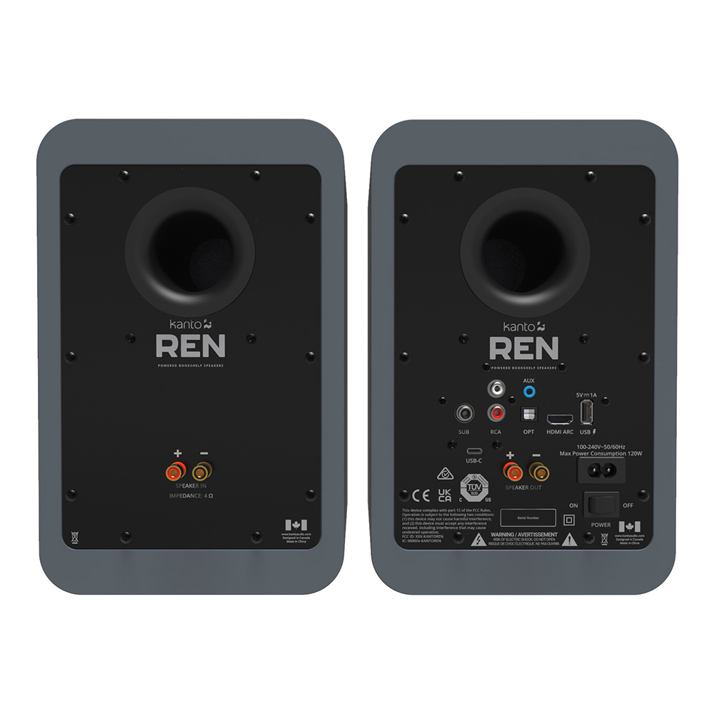 Kanto Audio REN マットグレー [RENMG-MATTEGREY]｜ミュージックランドKEY