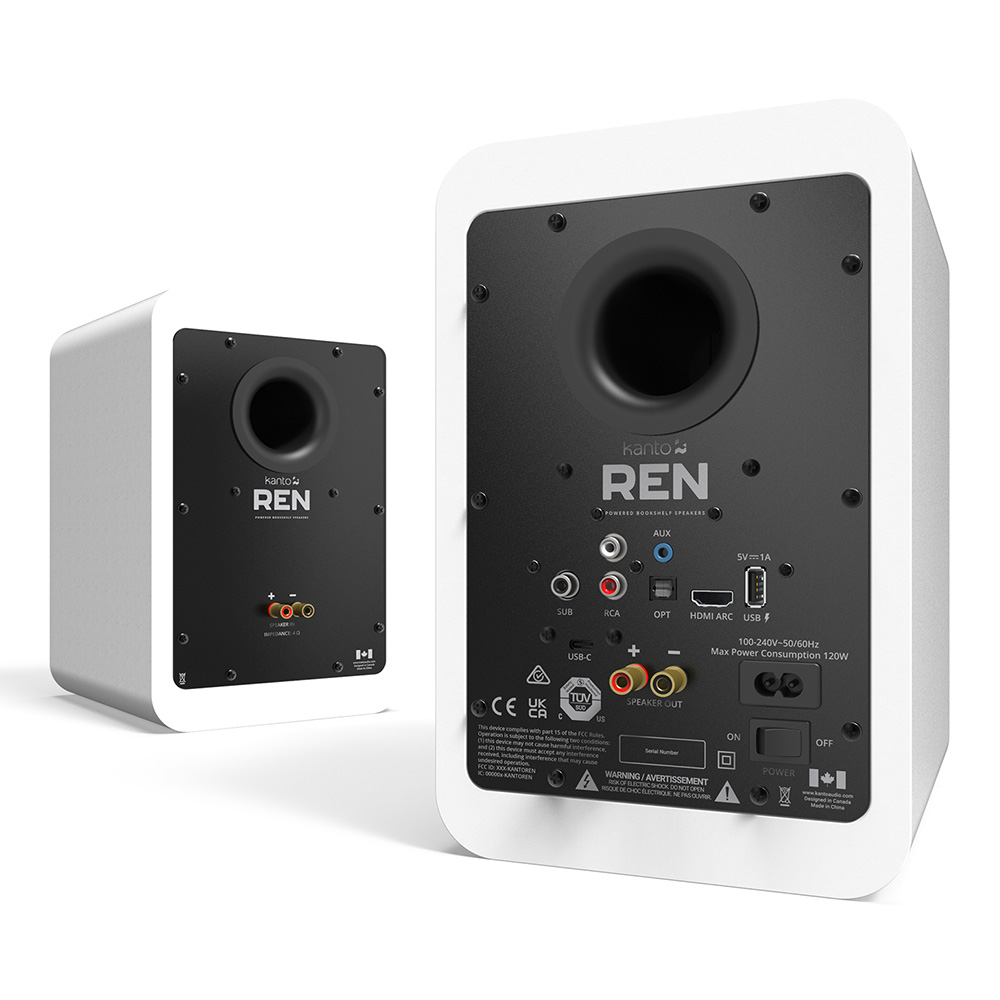 【定価89,800円】Kanto Audio Ren 6月発売 マットホワイト Kanto Audio REN マットホワイト [RENMW-MATTEWHITE