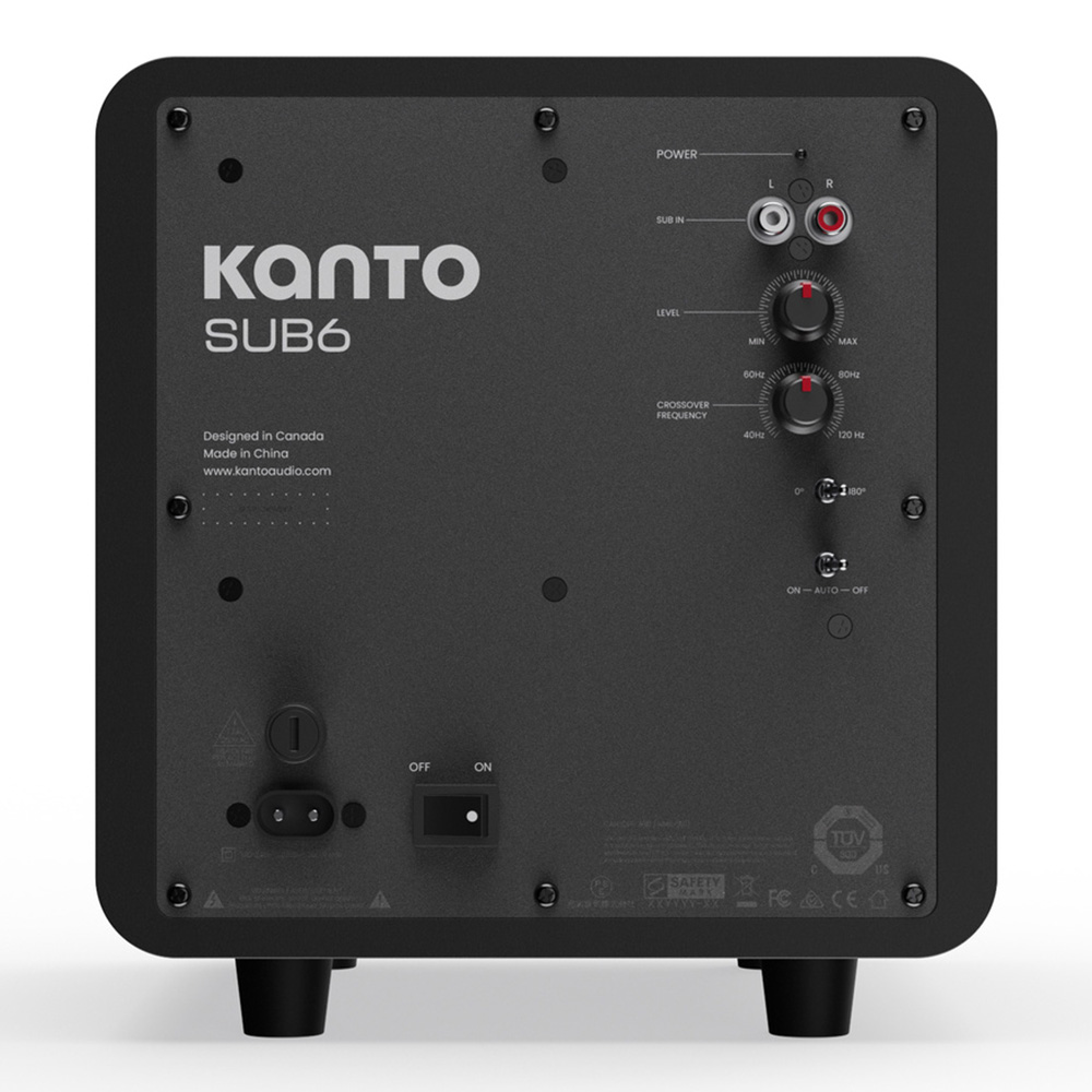 Kanto Audio sub6 マットブラック [SUB6VMB-A-JP]｜ミュージックランドKEY