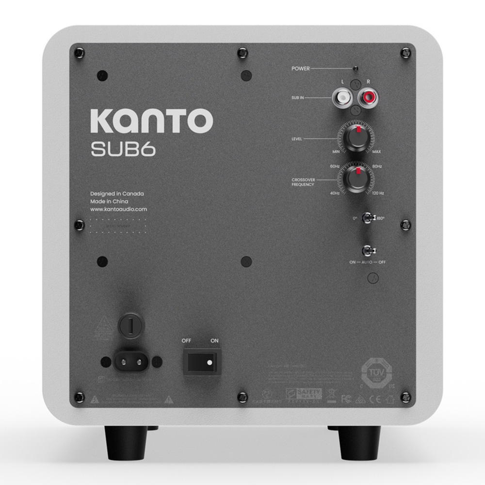 Kanto Audio sub6 マットホワイト [SUB6VMW-A-JP]｜ミュージックランドKEY