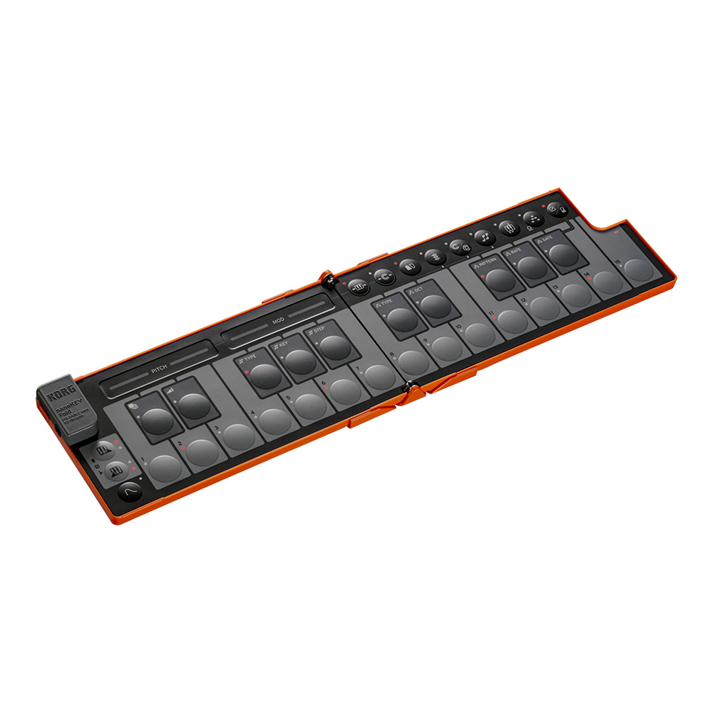 KORG nanoKEY Fold LO (Lava Orange)｜ミュージックランドKEY