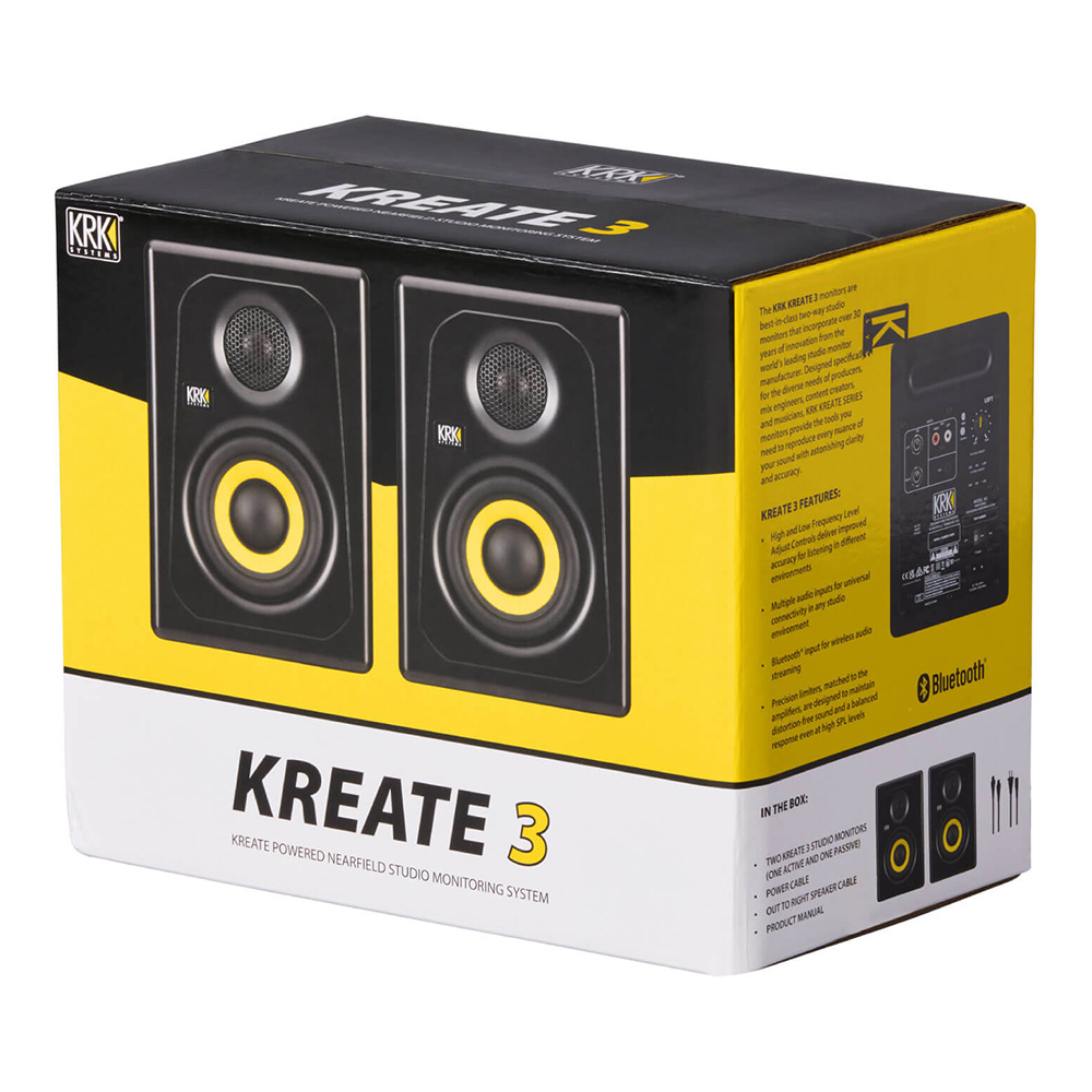 KRK モニタースピーカー RP4G3W 第3世代 KRKより最新のモニタースピーカー「RP4G3」「RP4G3W」が登場します