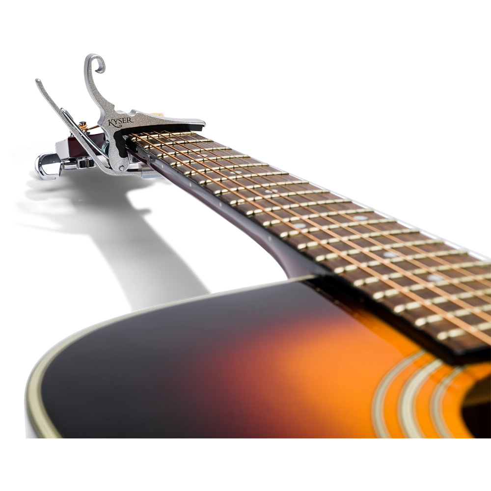 Kyser KG6SA / Silver [Quick-Change Acoustic Guitar Capo