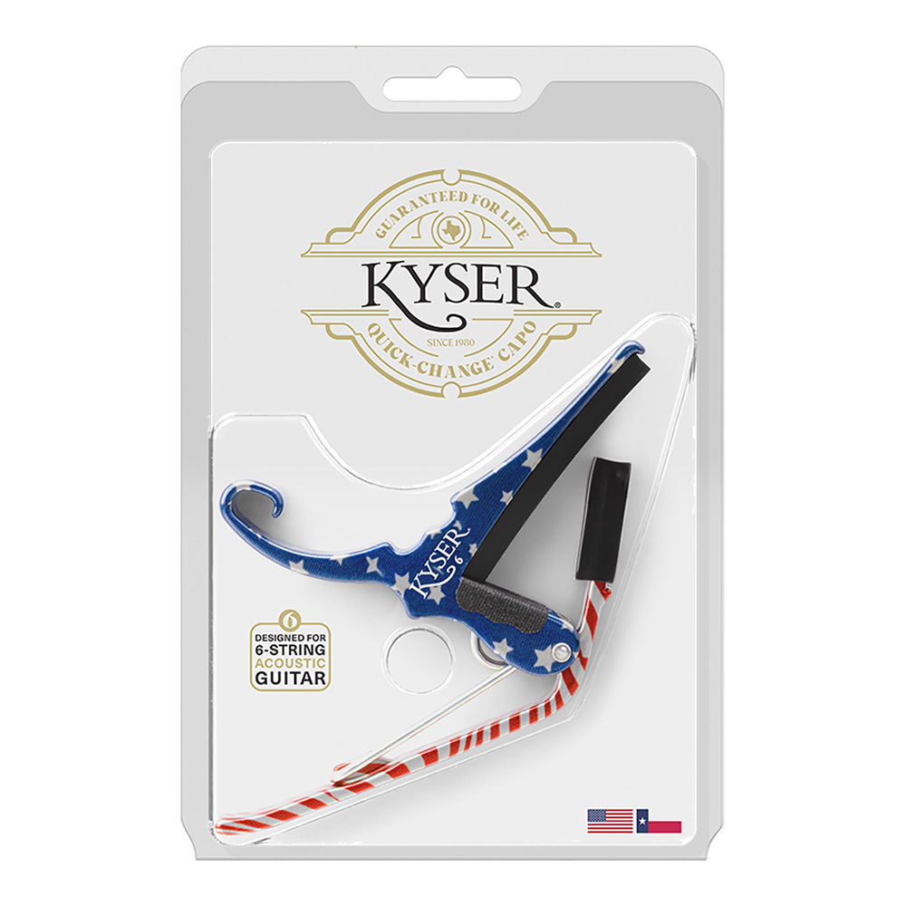 Kyser KG6STARA / Stars & Stripes [Quick-Change Acoustic Guitar