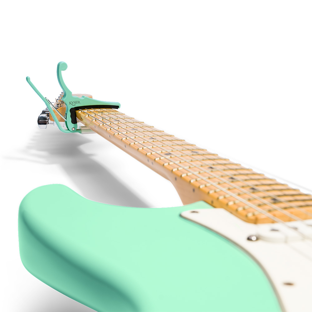 Kyser KGEFSGA / Surf Green [Kyser x Fender Classic Color Quick-Change Capo ]｜ミュージックランドKEY