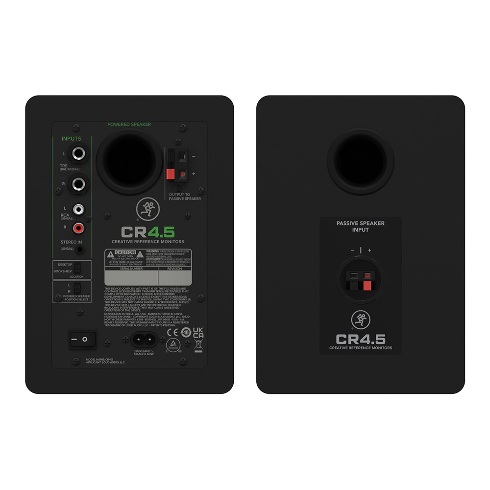 Mackie CR4.5インチ スタジオモニタースピーカー おまけ付 最短出荷 MACKIE CR4.5｜ミュージックランドKEY