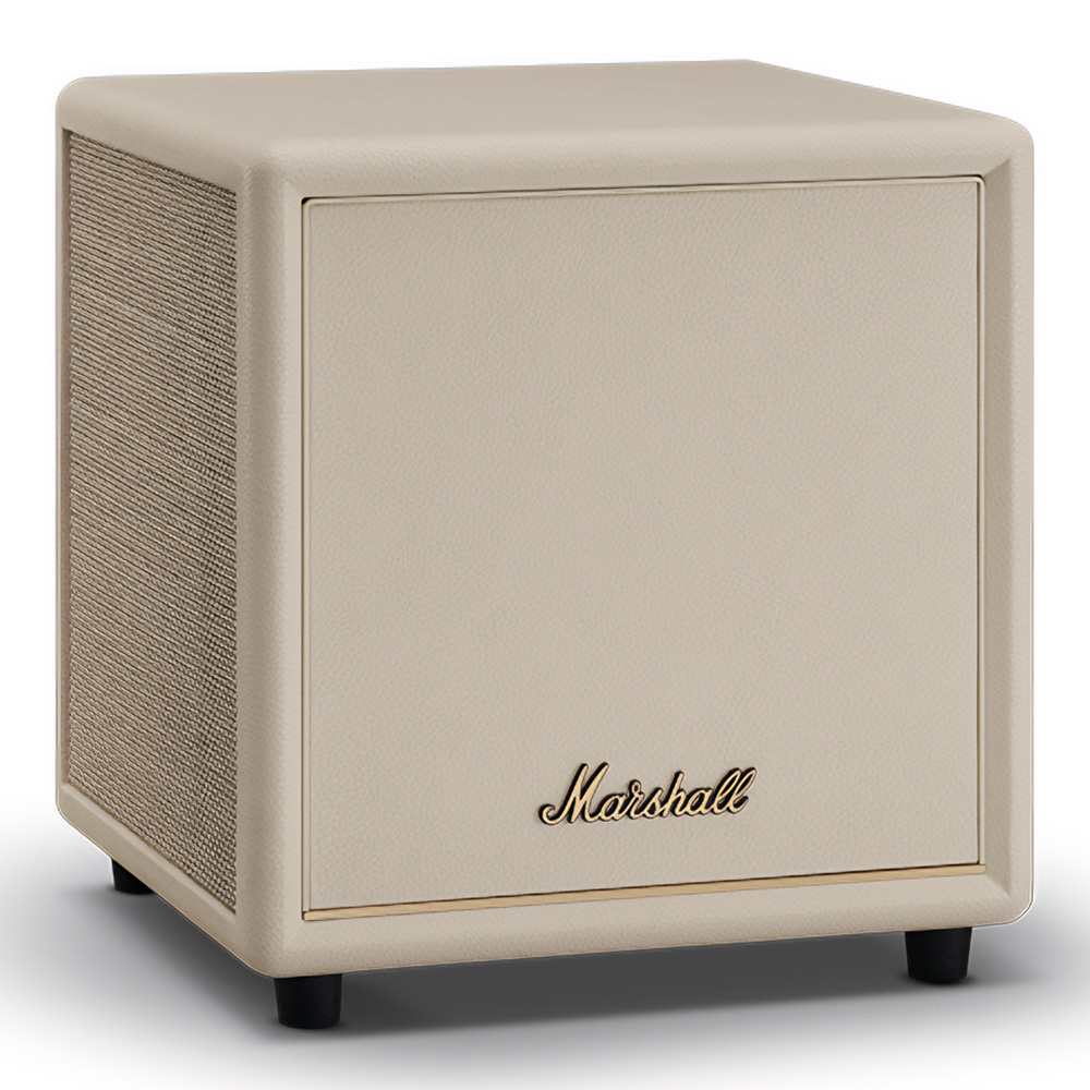 スピーカー・ウーファー Marshall HESTON SUB 200 TV SUBWOOFER Marshall Heston Sub 200 Cream｜ミュージックランドKEY