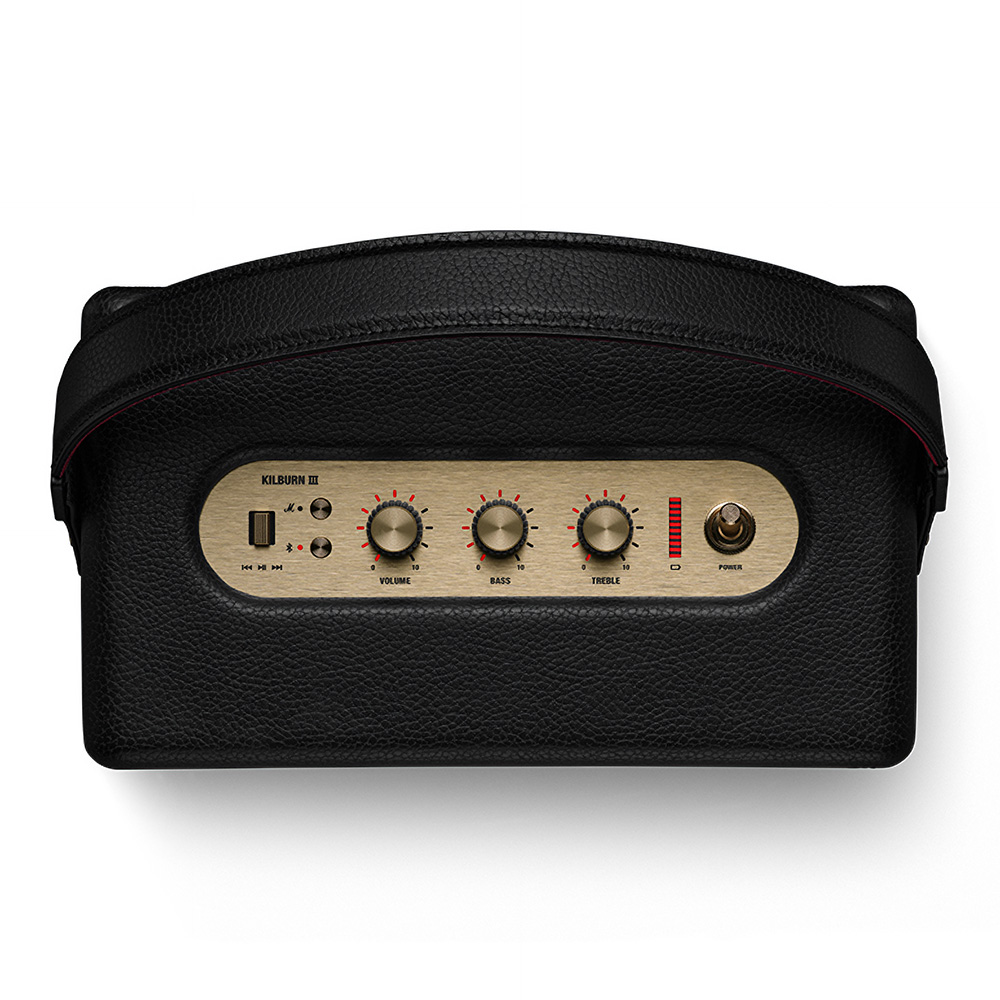 Marshall Kilburn lll Black & Brassスピーカー Amazon.com: Marshall Kilburn III Portable Bluetooth Speaker