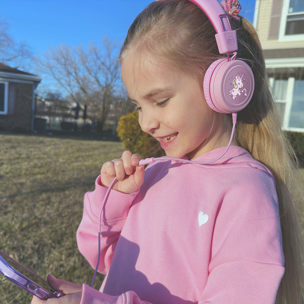 MEE Audio KidJamz KJ55AUX ピンク [HP-KJ55AUX-PK]｜ミュージック