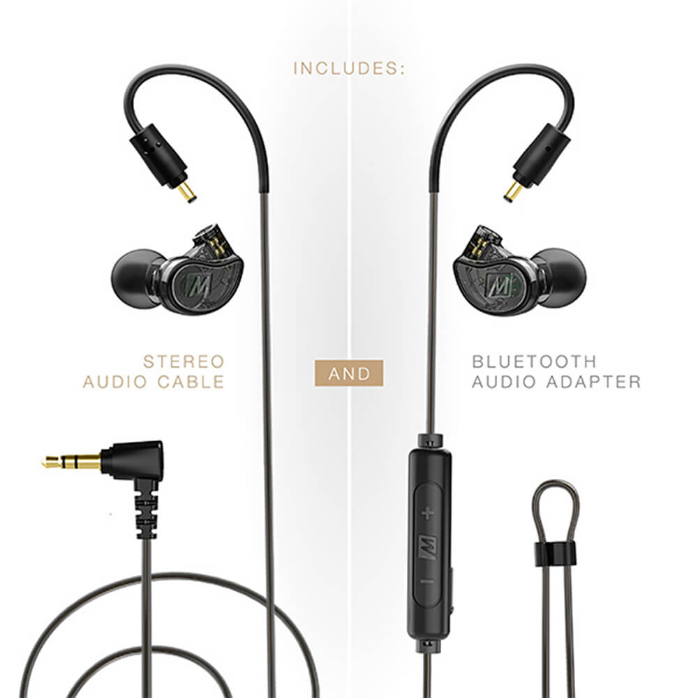 MEE audio M6PROBT　Bluetooth／有線　イヤホン MEE Audio M6PROBT BK｜ミュージックランドKEY