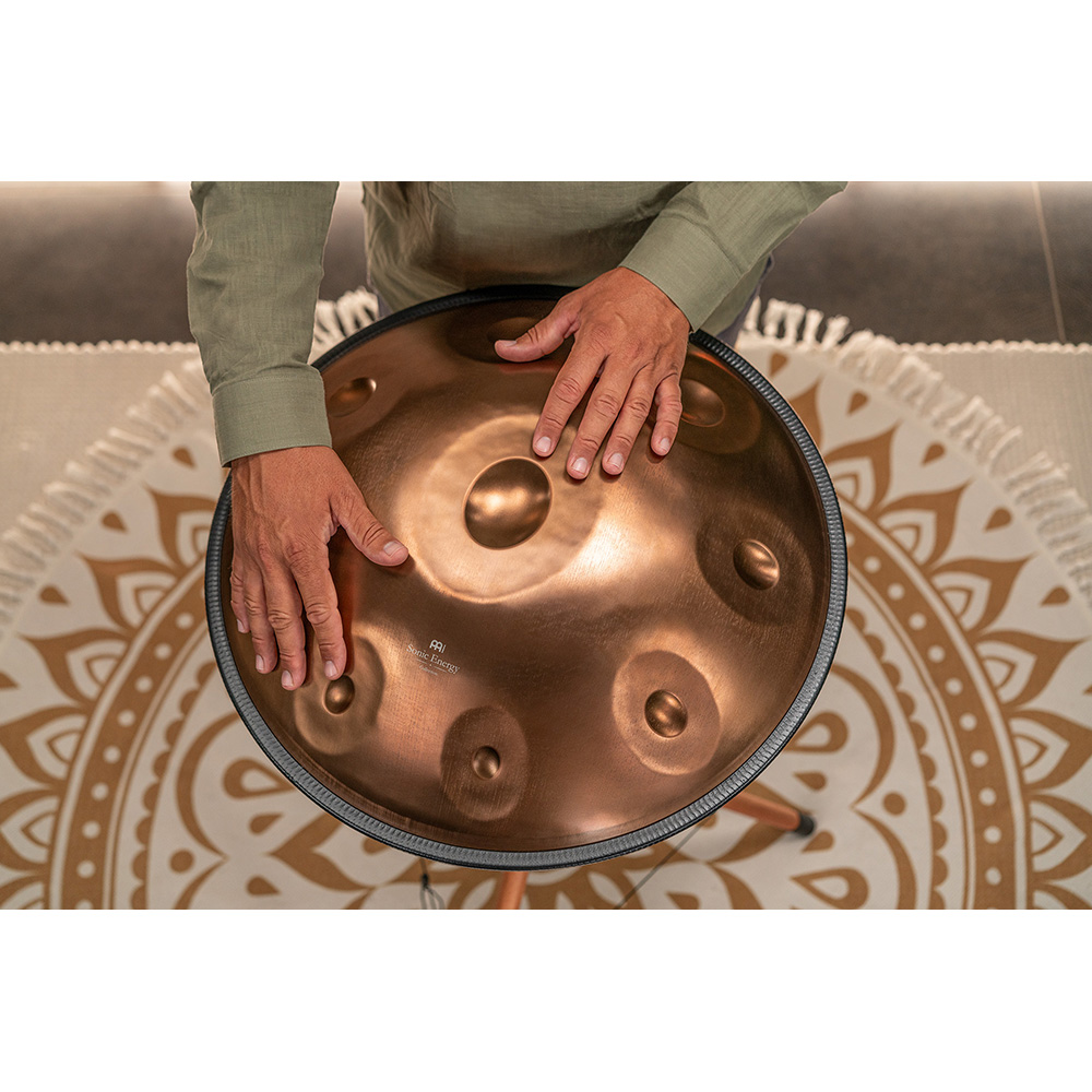 MEINL Sonic Energy Sensory Handpan, Stainless Steel, F Pygmy, 11