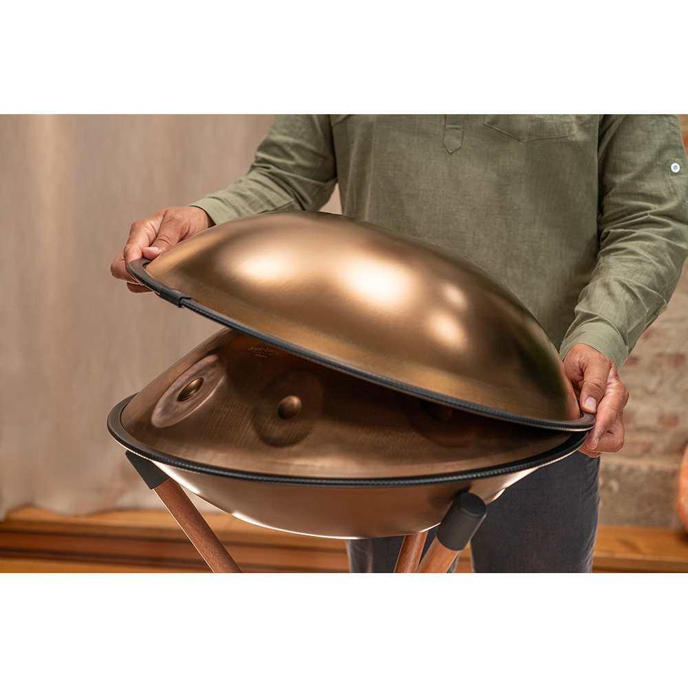 MEINL Sonic Energy Sensory Handpan, Stainless Steel, F Pygmy, 11