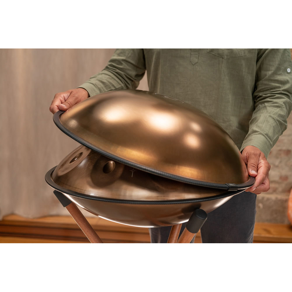 MEINL Sonic Energy Sensory Handpan, Stainless Steel, Bb2 Amara, 9