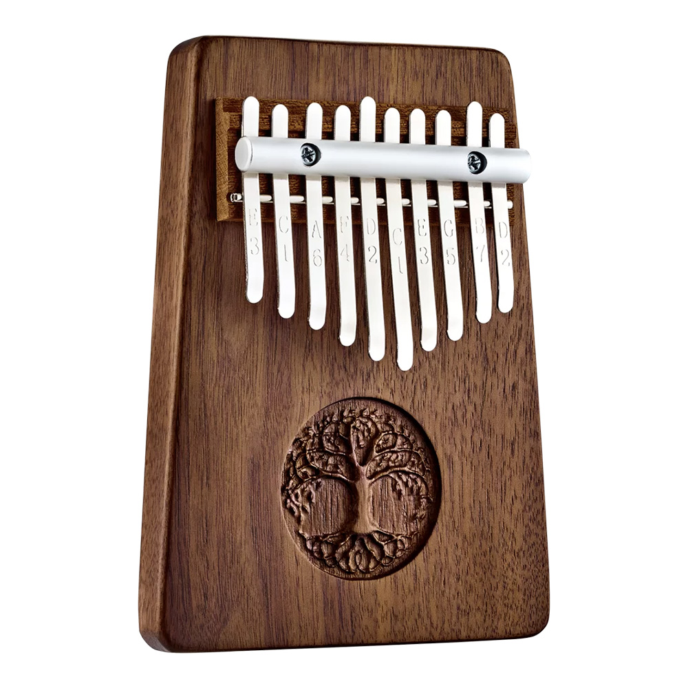 MEINL Sonic Energy 10 notes Solid Kalimba, Tree Of Life, Black