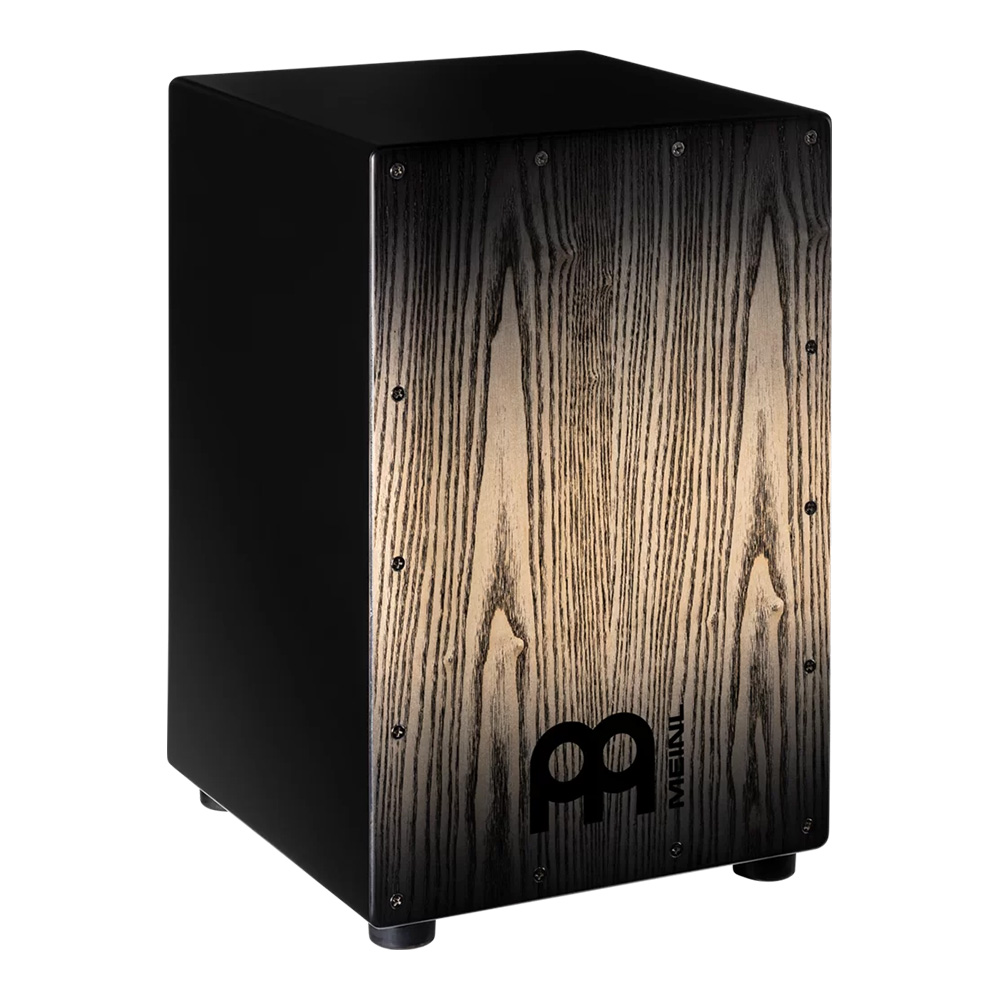 MEINL Headliner Series Snare Cajon, Charcoal Black Fade [MCAJ100BK