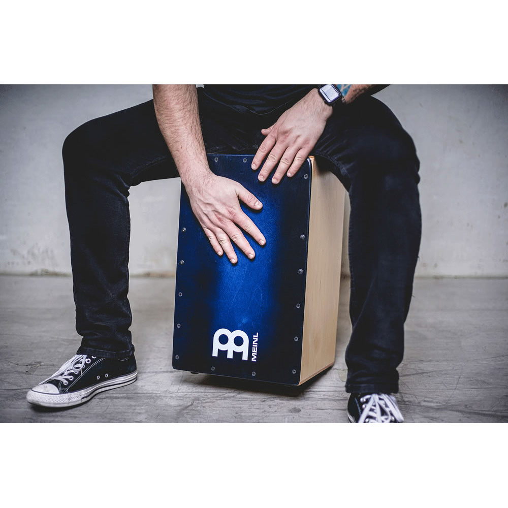 MEINL Snarecraft Series Cajons Cajon, Blue Burst [SC100BLB