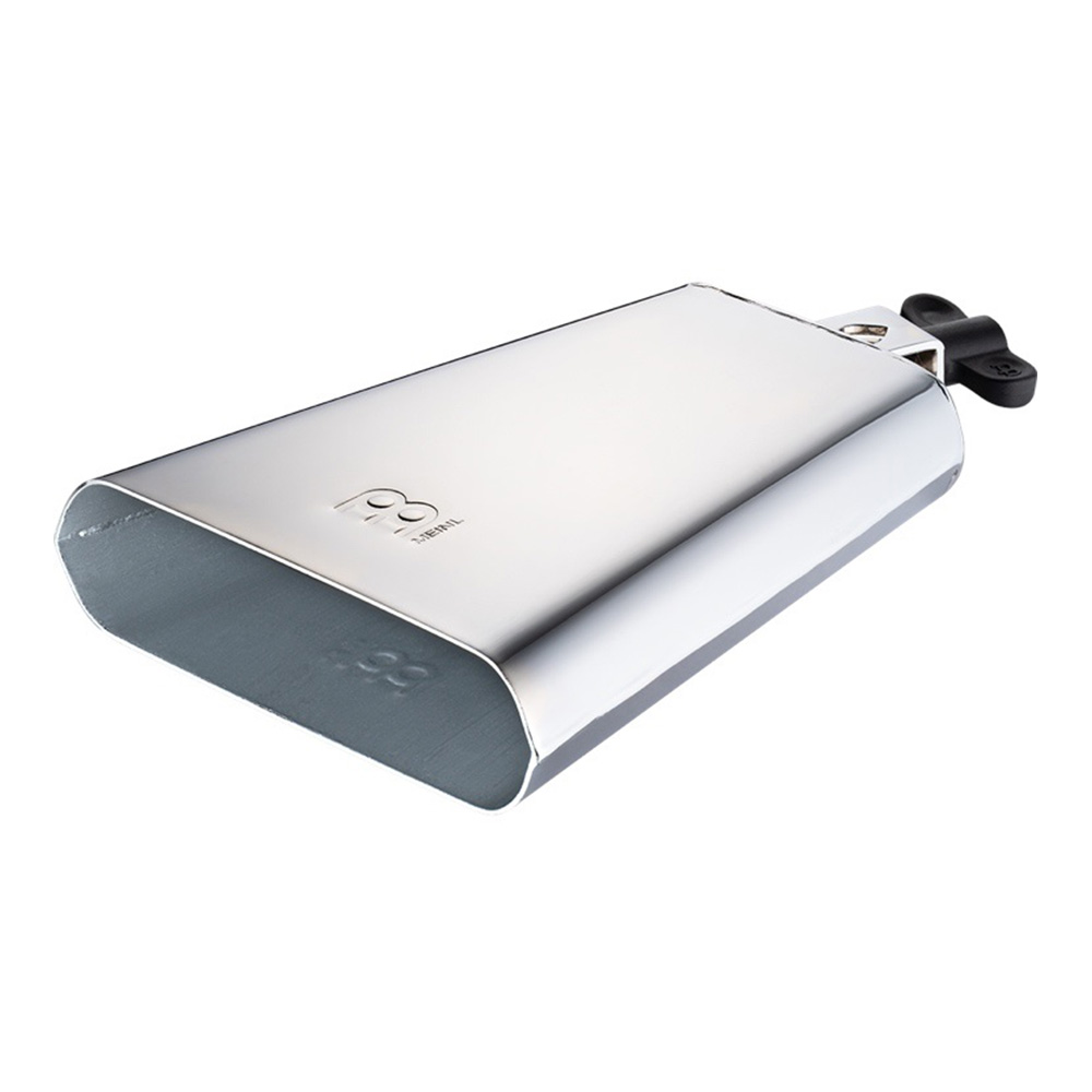 MEINL Chrome & Steel Finish Cowbell, 7 1/2