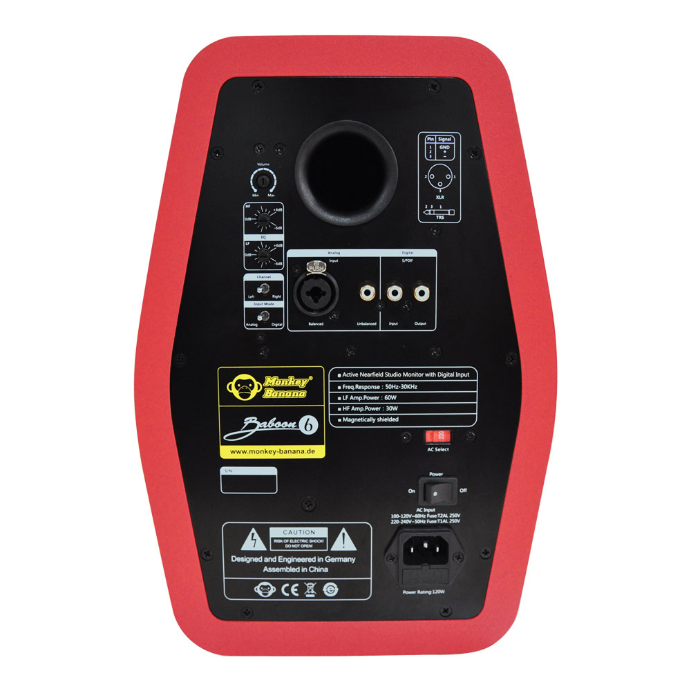 Monkey Banana Baboon 6 RED（ペア）｜ミュージックランドKEY