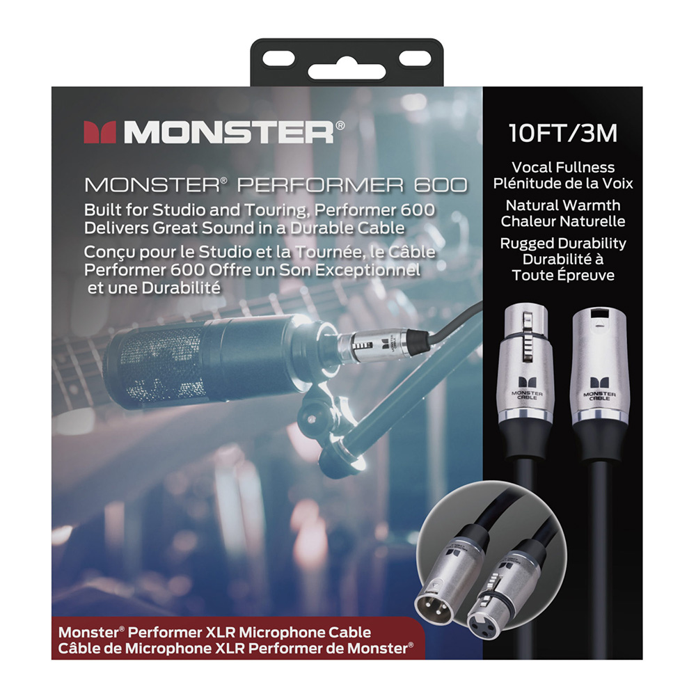 MONSTER CABLE 約10m×3本 MONSTER P600-M-10 [PERFORMER 600 MIC CABLE / 3m]｜ミュージック