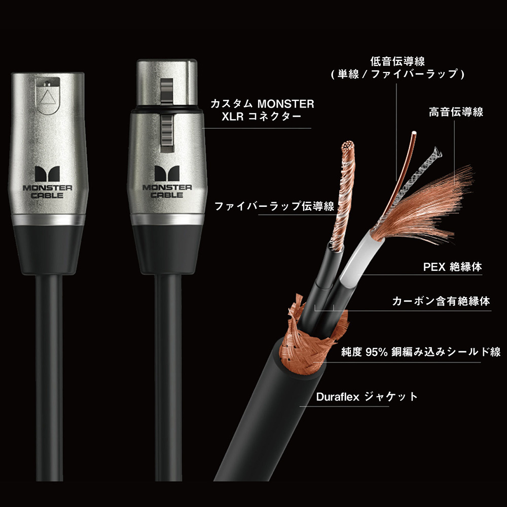 MONSTER P600-M-10 [PERFORMER 600 MIC CABLE / 3m]｜ミュージック