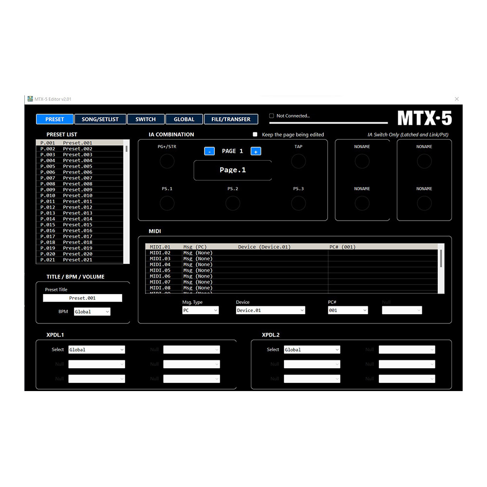 Musicom LAB MTX-5｜ミュージックランドKEY
