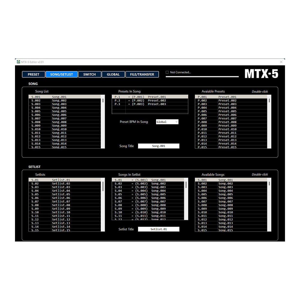 Musicom LAB MTX-5｜ミュージックランドKEY