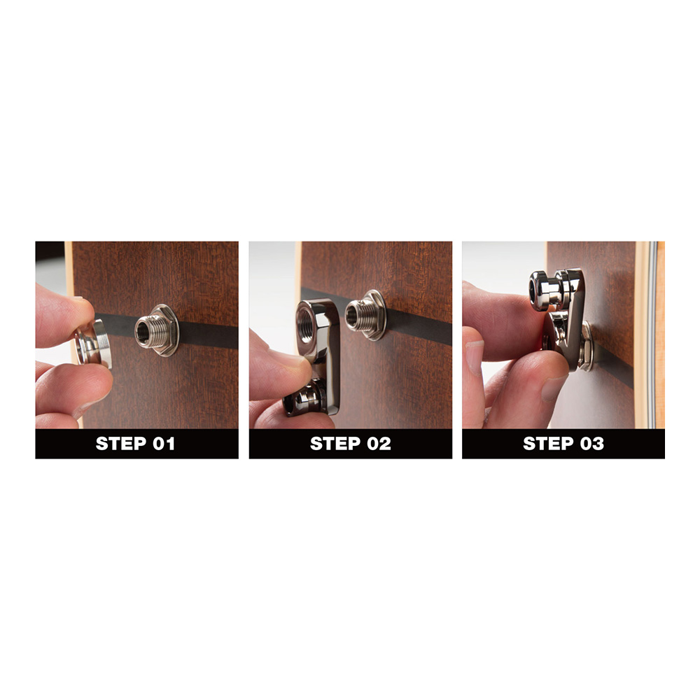 MUSIC NOMAD MN271 [Acousti-Lok Strap Lock Adapter for Metric