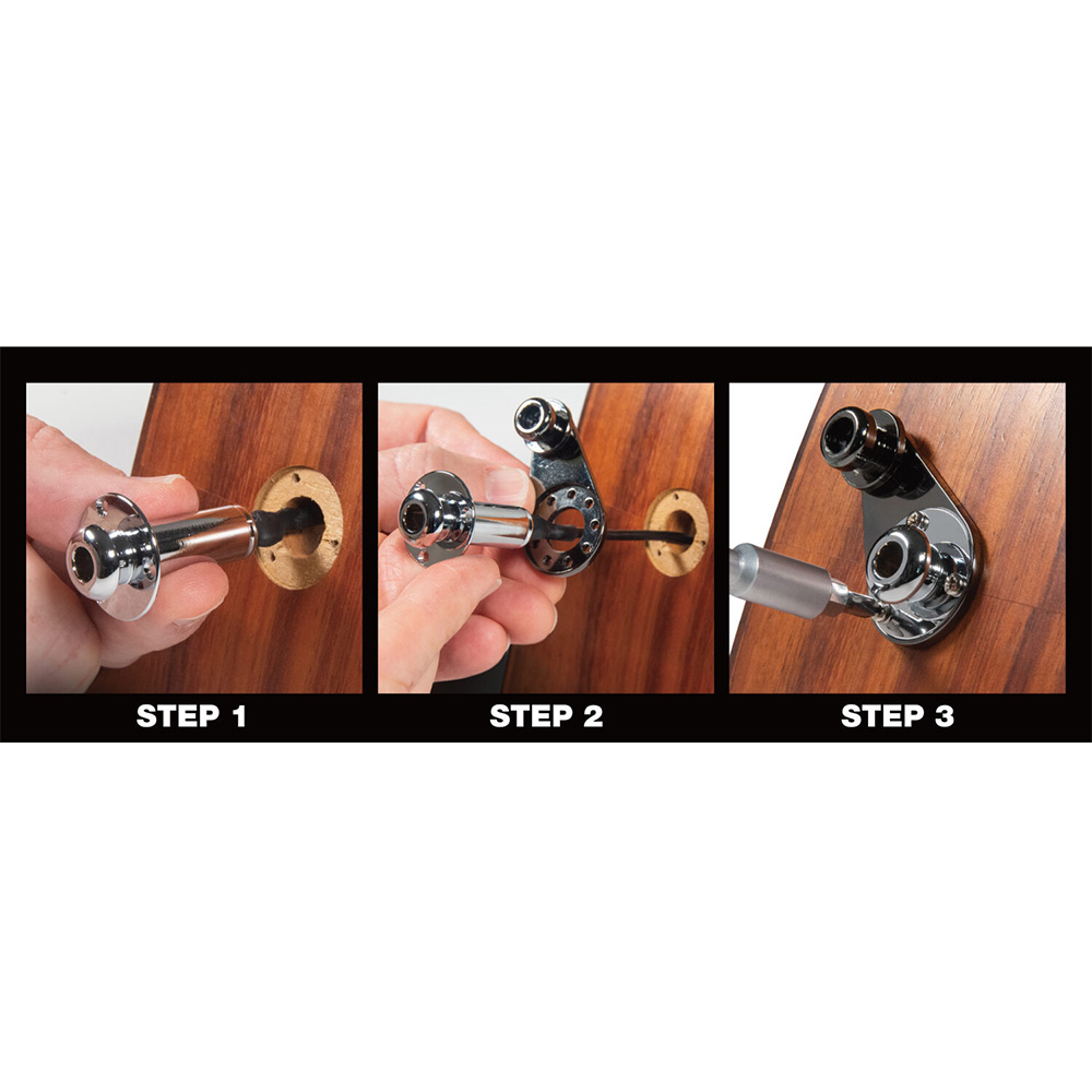 MUSIC NOMAD MN273 [Acousti-Lok Strap Solution for 3 Screw Output