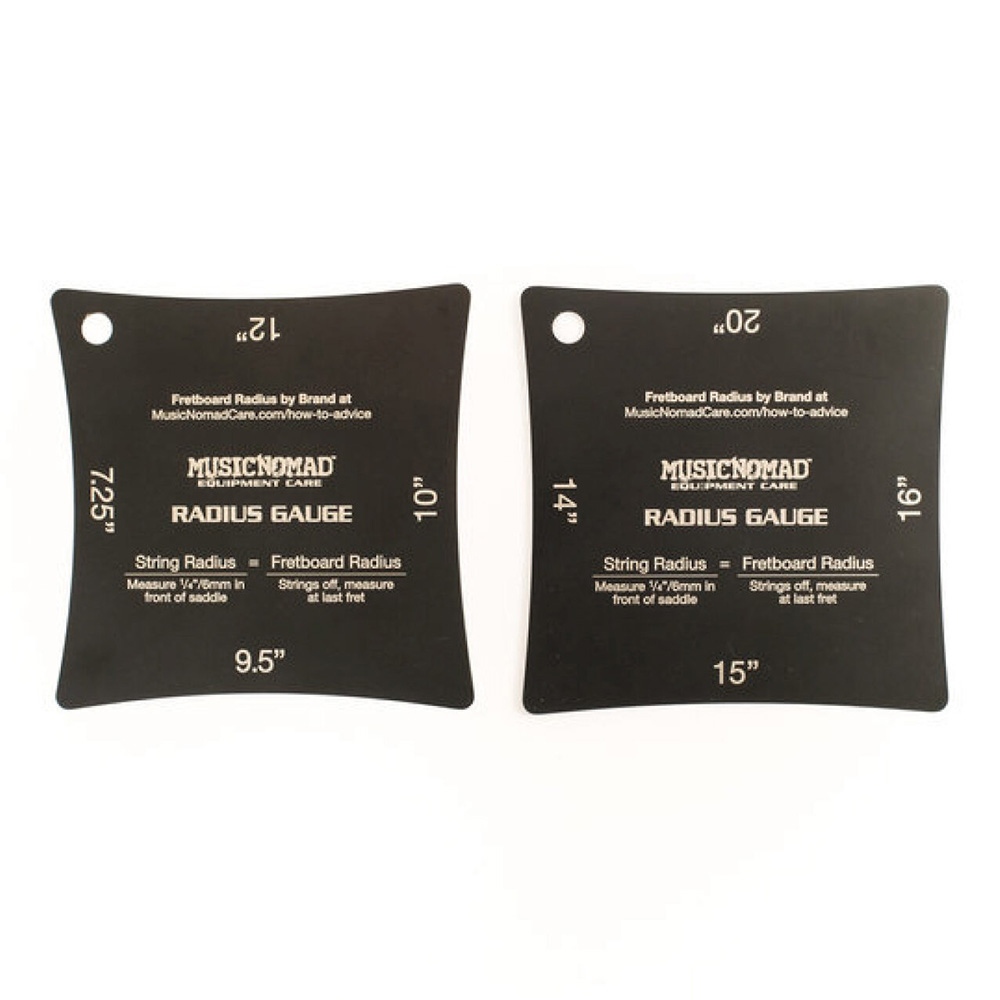 MUSIC NOMAD MN603 [Precision Radius Gauge Set - 2 Pak