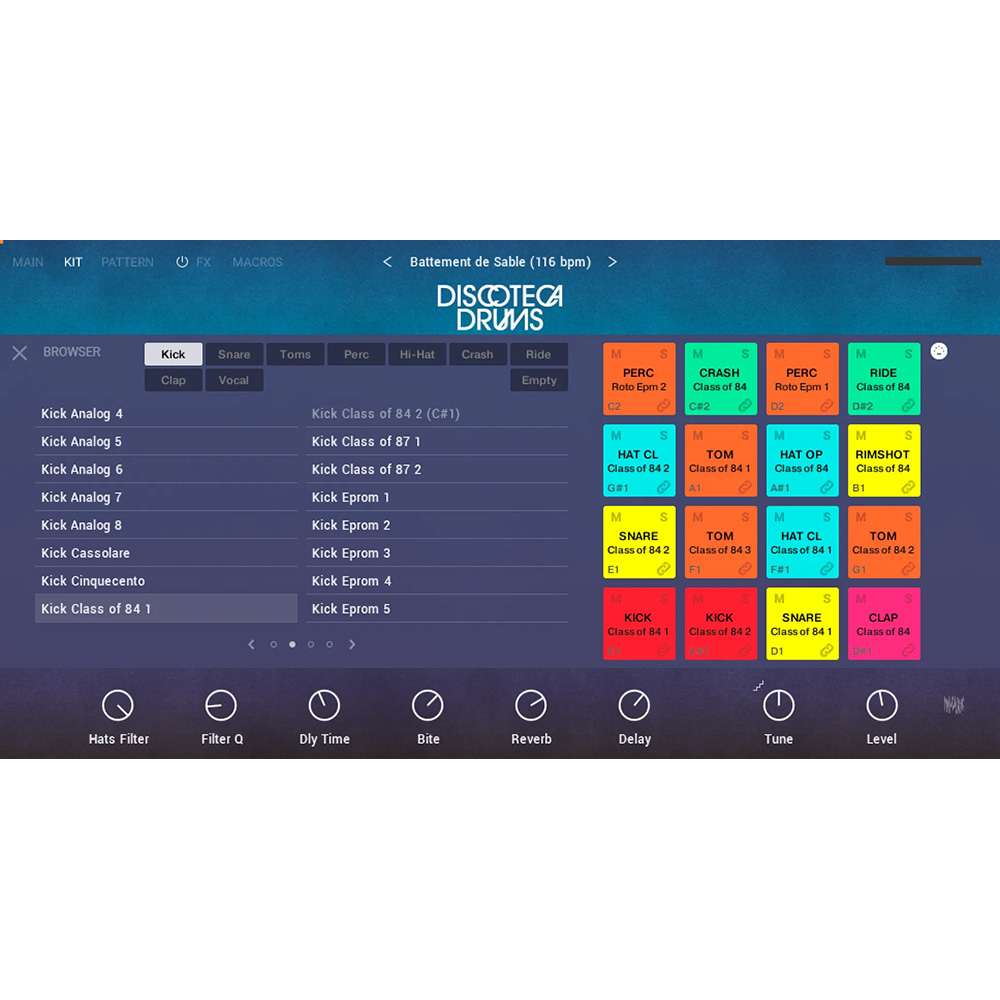 Native Instruments Discoteca Drums｜ミュージックランドKEY