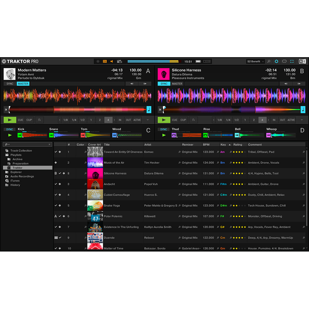 Native Instruments TRAKTOR KONTROL S4 MK3｜ミュージックランドKEY