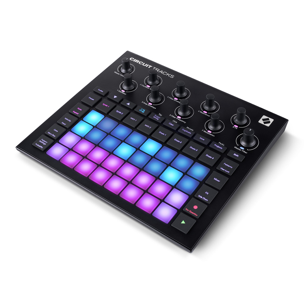 包装無料 novation circuit シーケンサーサンプラーシンセ DTM DAW ...