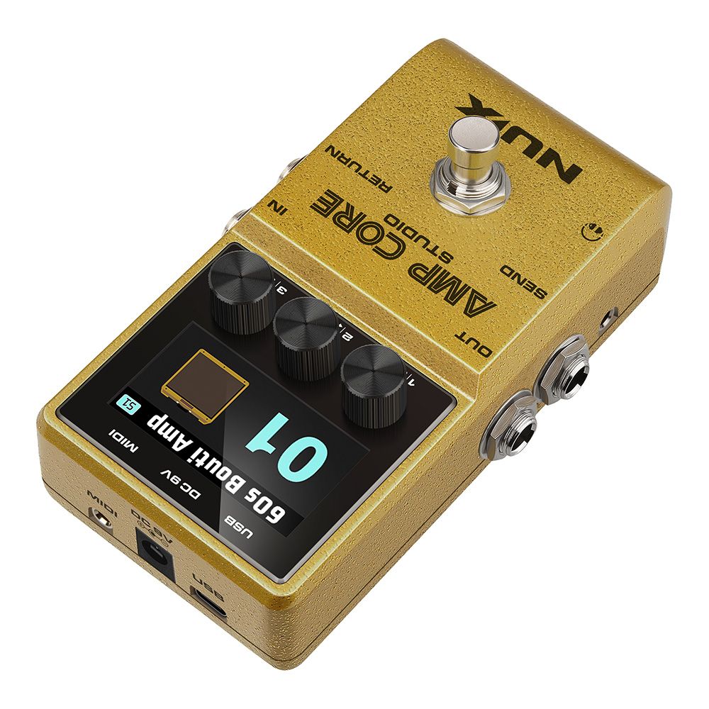 ギター NUX Amp Core Studio NUX「AMP CORE STUDIO」登場──名機を集約した超小型アンプ