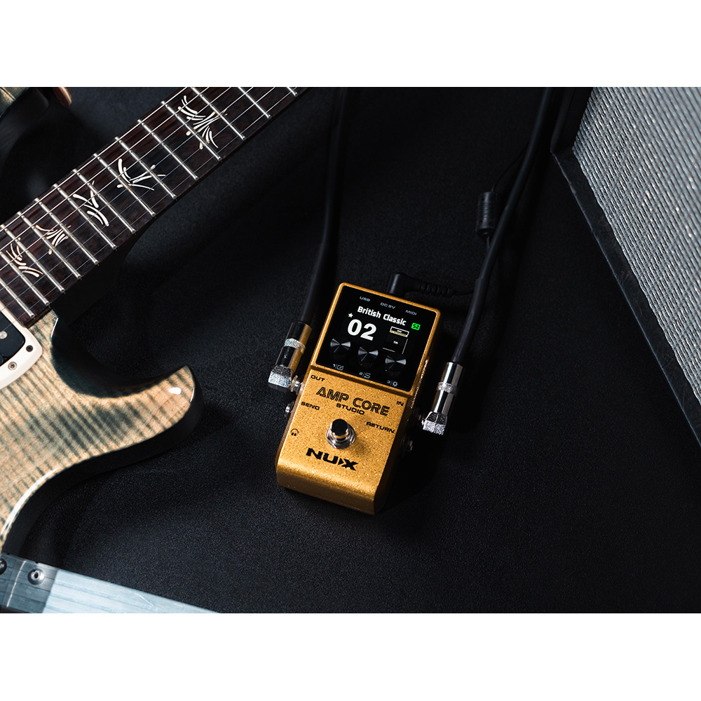 Nux Amp Core Studio Guitar amp modeling simulation