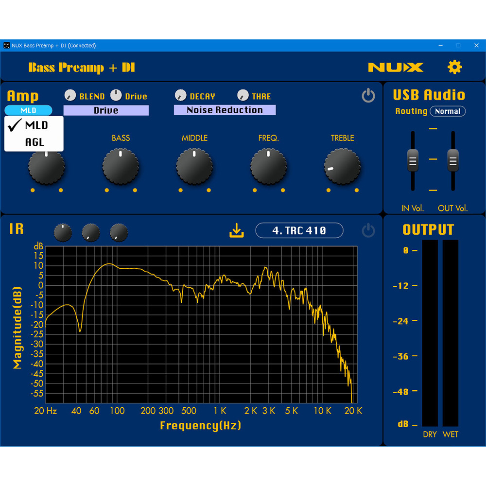 NUX MLD Bass Preamp + DI｜ミュージックランドKEY