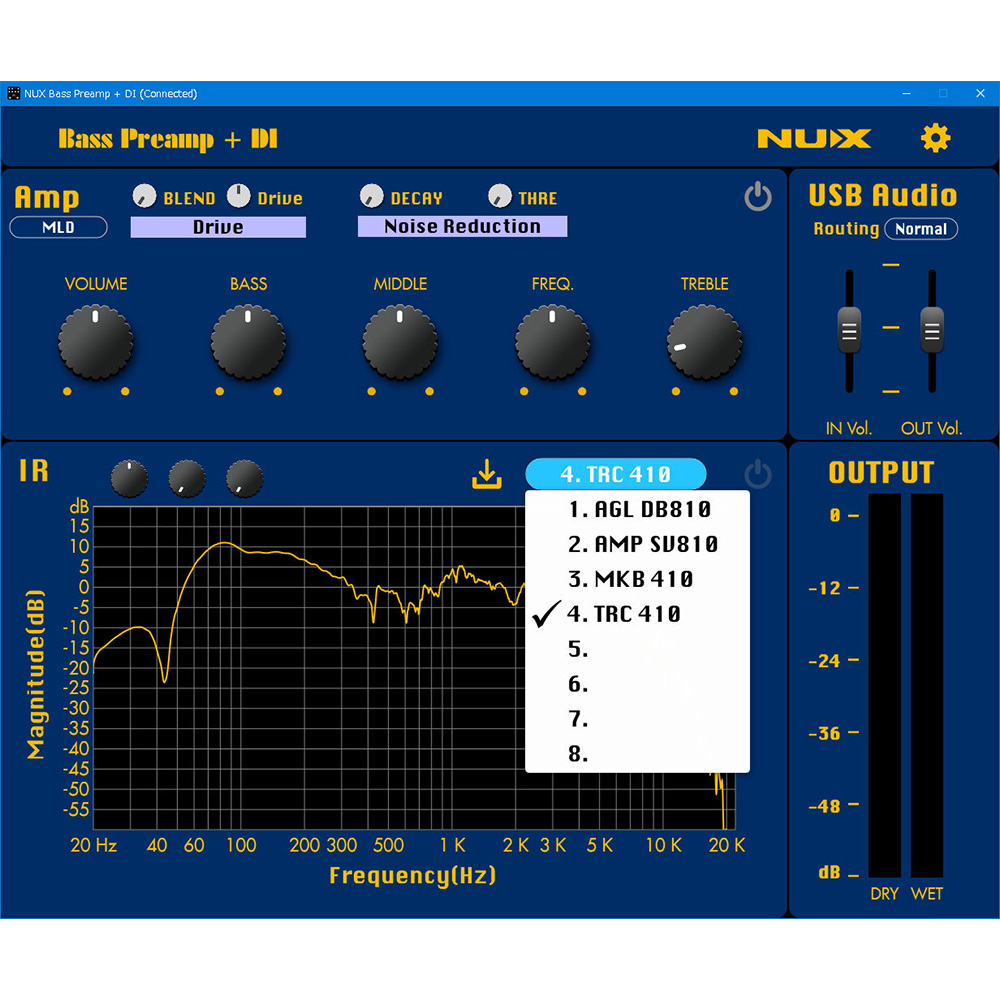 NUX MLD Bass Preamp + DI｜ミュージックランドKEY