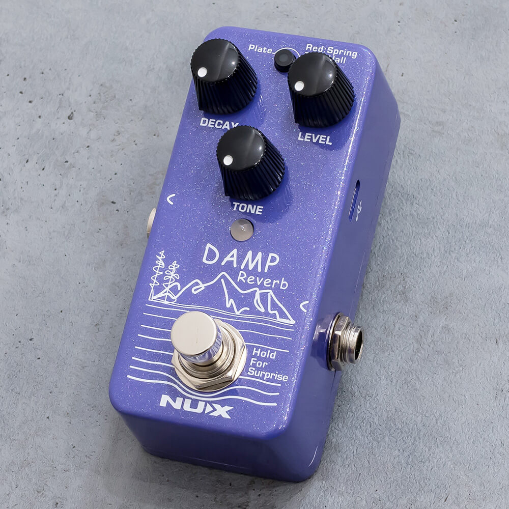 【新品同様・極美品】NUX Damp Reverb リバーブ Amazon.com: NUX Damp Reverb Guitar Effects Pedal with Plate