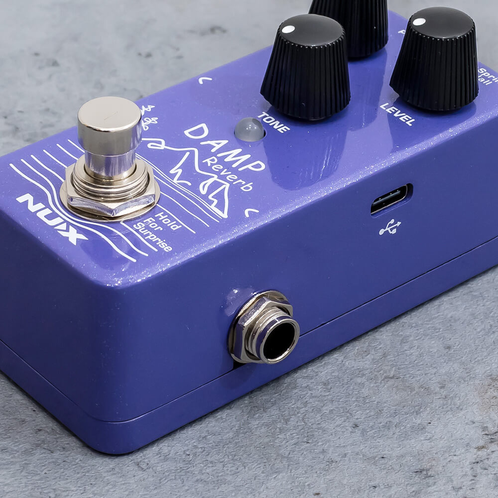 NUX Damp Reverb (NRV-3) -3 Reverb in a mini pedal