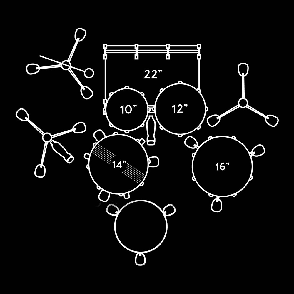 Pearl EXPORT EXX725SN/B-D #869 Daphne Blue｜ミュージックランドKEY