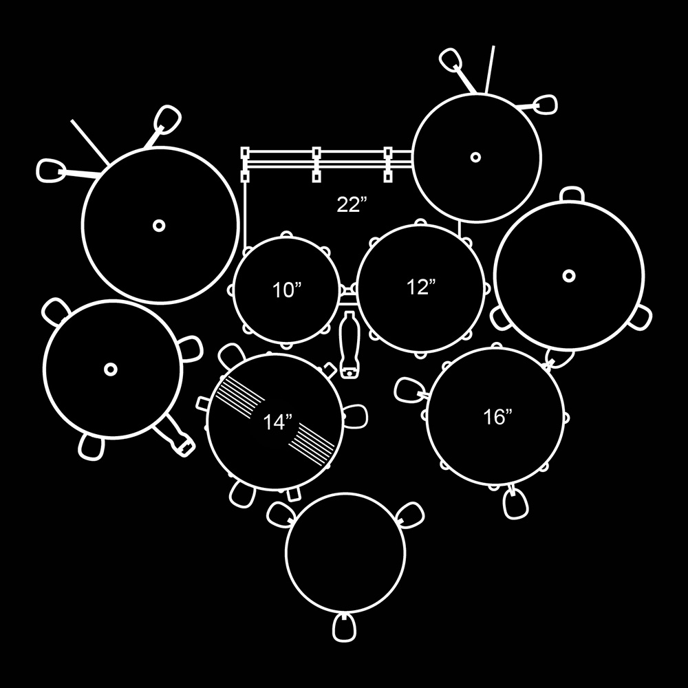 Pearl ROADSHOW RS525SCWN/C-2CSN #743 Royal Blue Metallic