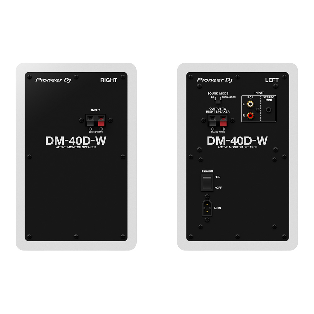 Pioneer DJ DM-40D-W (White)｜ミュージックランドKEY