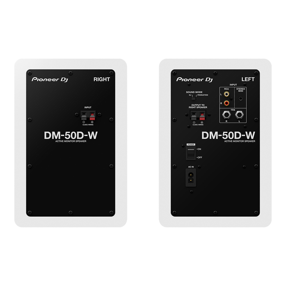 Pioneer DJ DM-50D-W (White)｜ミュージックランドKEY