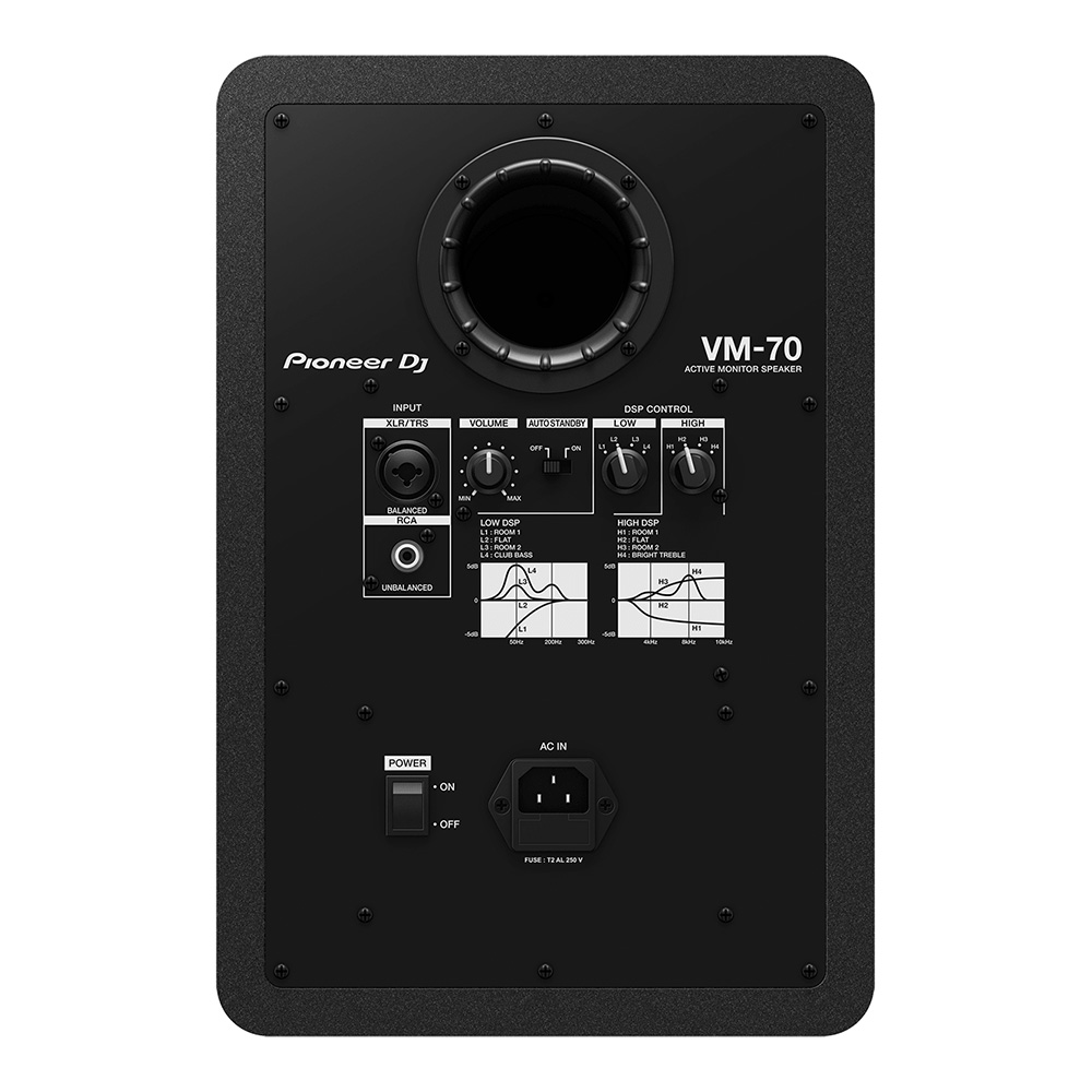 VM-70 - 6.5” active monitor speaker (Black)