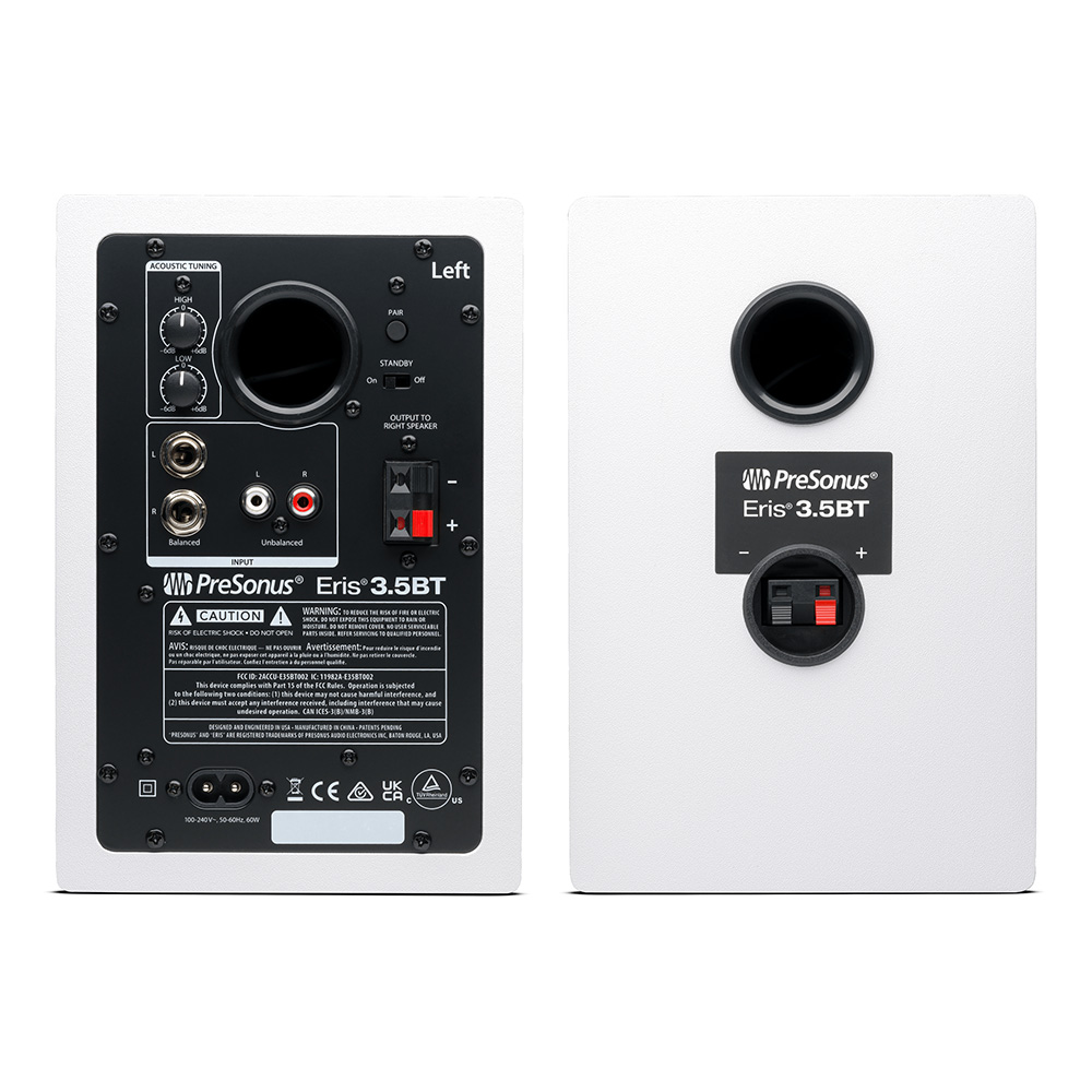 PreSonus Eris 3.5BT 2nd Gen, White（ペア）｜ミュージック