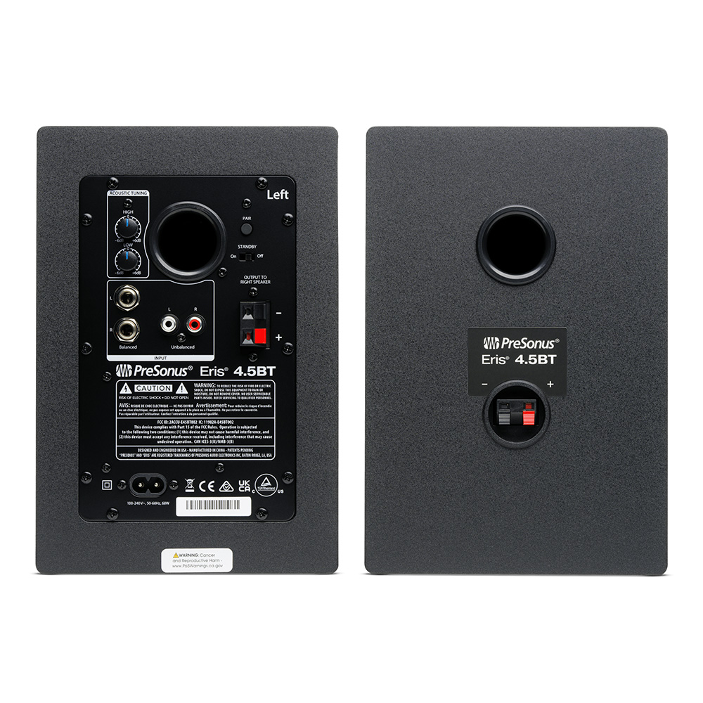 PRESONUS プレソナス Eris 4.5 BT 2nd Gen Amazon.com: PreSonus Eris 4.5BT (2nd Generation) 4.5-inch