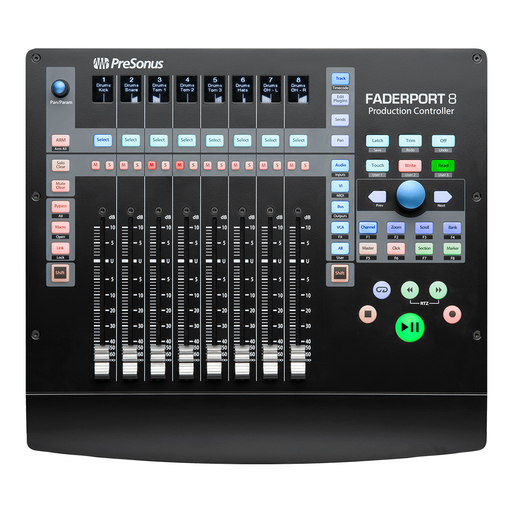 PRESONUS FaderPort 8 フィジカルコントローラー PreSonus FaderPort 8 DAW Controller｜ミュージックランドKEY