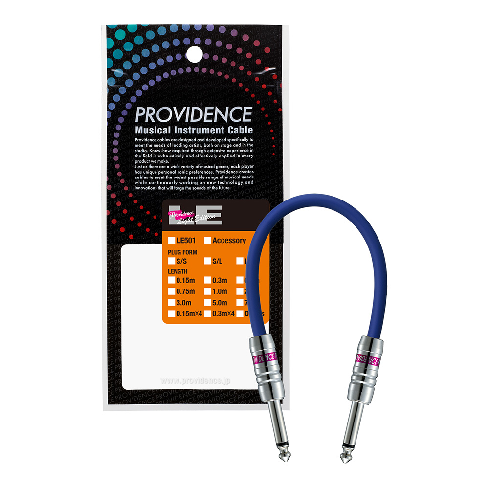 Providence LE501 Patch 0.5m S/S BL｜ミュージックランドKEY