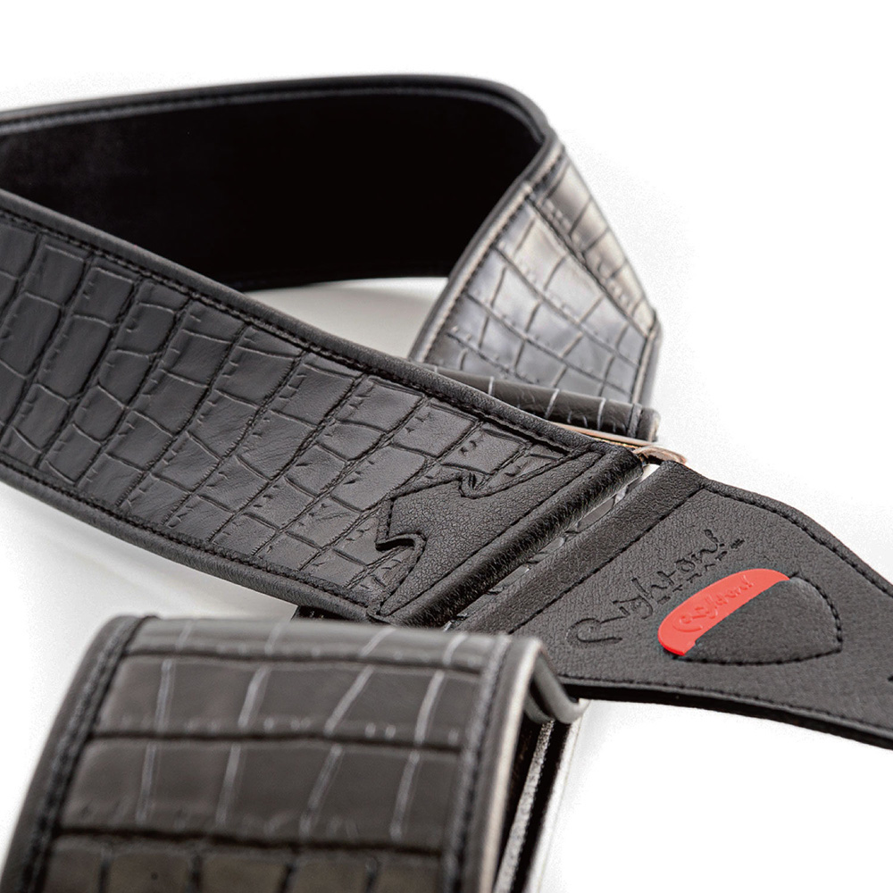 Right On! STRAPS ALLIGATOR Black｜ミュージックランドKEY