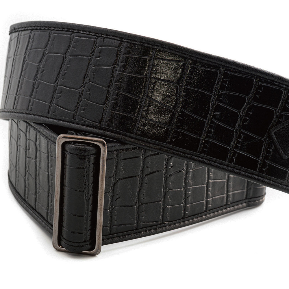 Right On! STRAPS ALLIGATOR Black｜ミュージックランドKEY